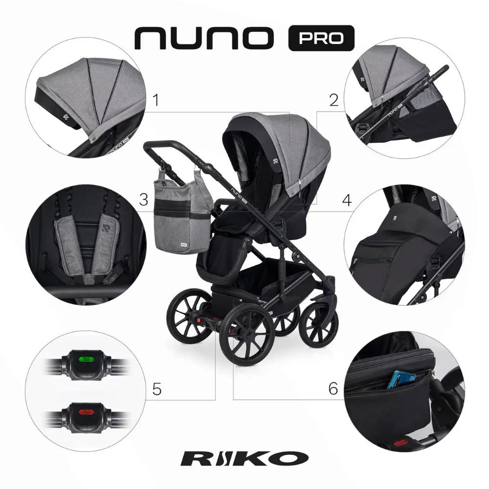 Коляска прогулянкова Riko Nuno Pro 05 Titanium (R-NP05_vsedNM) - фото 3