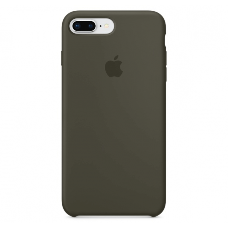 Чохол GoVern Silicone Case для Apple iPhone 7 Plus/8 Plus Dark Olive - фото 1