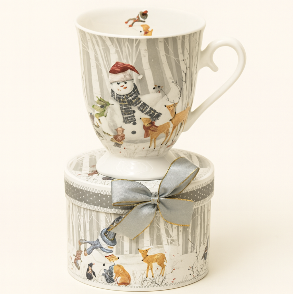 Чашка новогодняя Snowman's friends 300 мл (R36268)