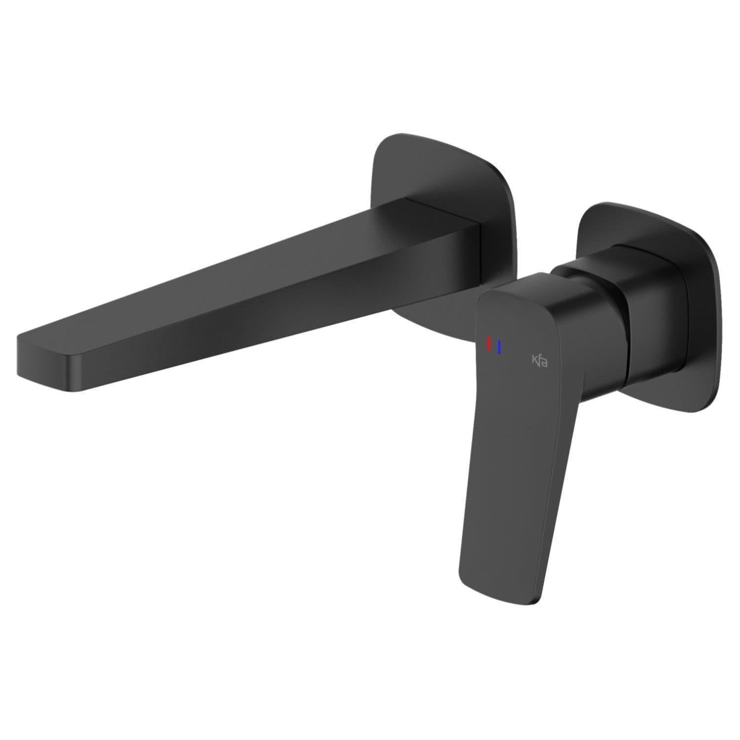 Змішувач для раковини KFA Armatura Malaga прихованого монтажу Чорний (4529-810-81)