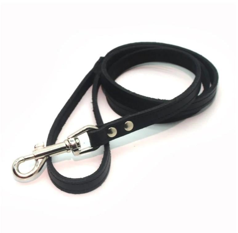 Поводок для собак и кошек Zoo-hunt Весна кожаный 1,2/120 см Черный - фото 1 Поводок для собак и кошек Zoo-hunt Весна кожаный 1,2/120 см Черный - фото 1