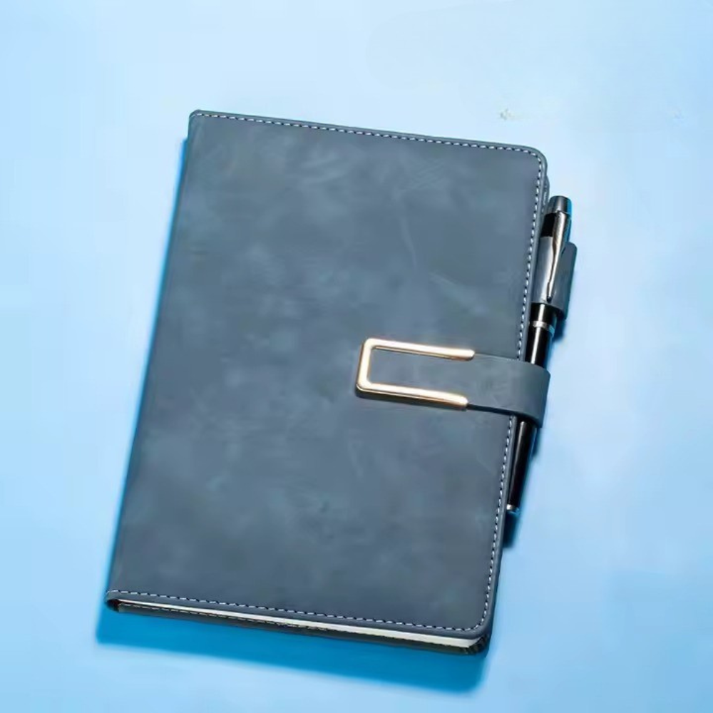 Щоденник планер з ручкою на 100 аркушів у м'якій обкладинці формат А5 Синій - фото 3