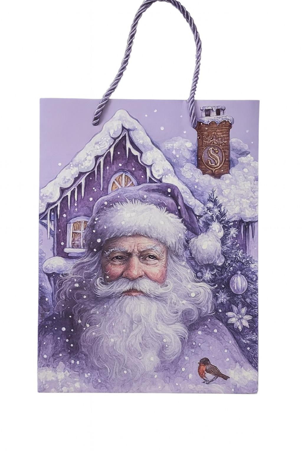 Пакет новогодний бумажный Christmas S 18х23х10 см (R34773-S)