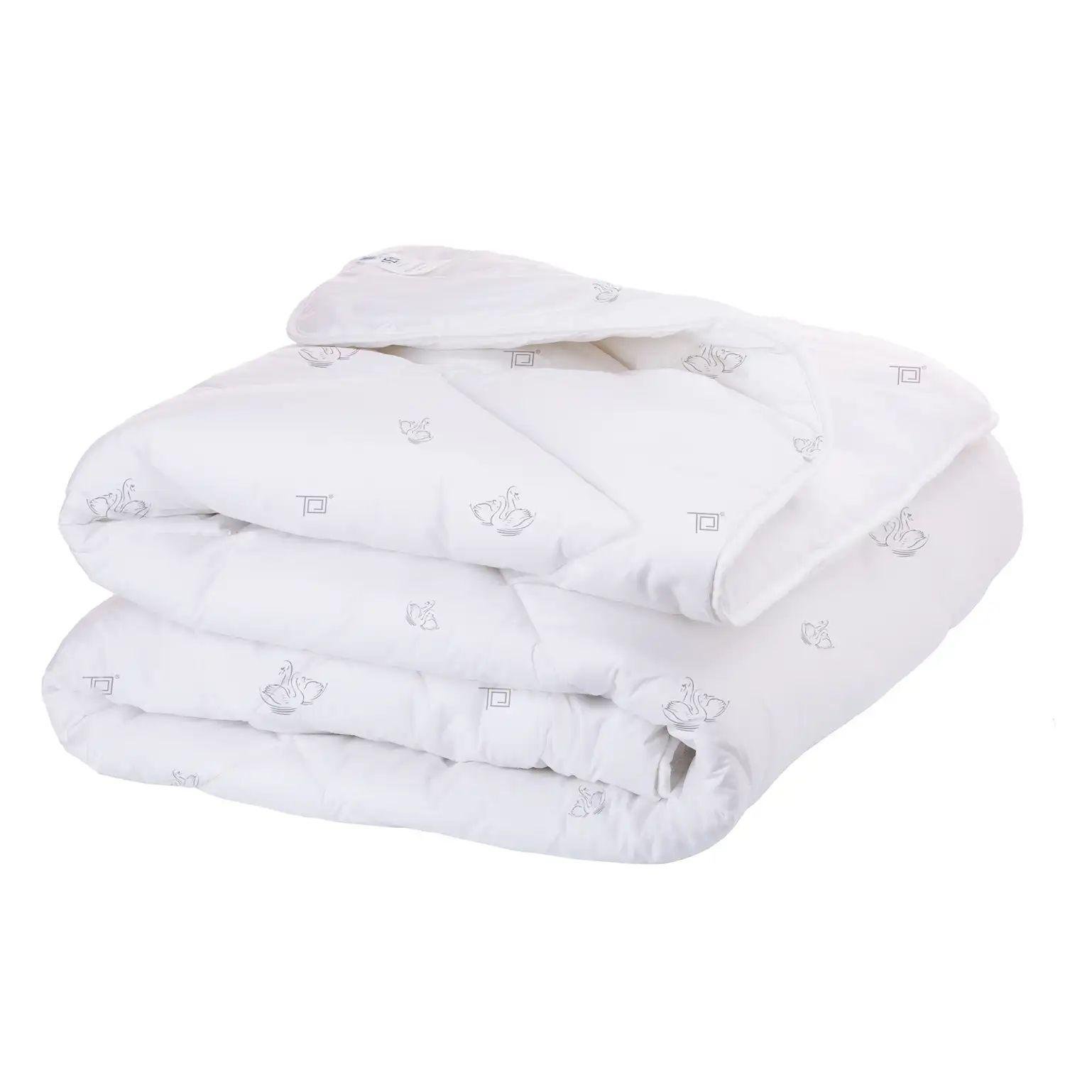 Ковдра всесезонна гіпоалергенна ТЕП Harmony зі штучним пухом 350 г/кв. м двоспальна 180x210 см Білий (11610180210)