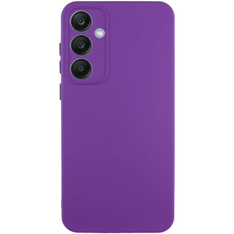 Противоударный чехол Silicone Cover Lakshmi Full Camera (AA) для Samsung Galaxy S23 FE  фиолетовый