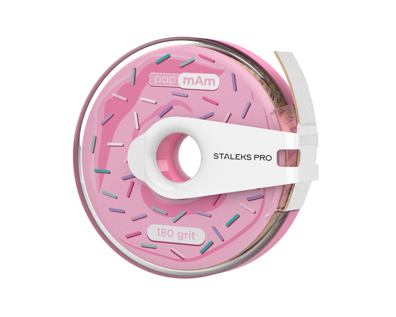 Файл-стрічка змінний у котушці Staleks Pro papmAm з кліпсою пончик 180 grit (2335785238) Файл-стрічка змінний у котушці Staleks Pro papmAm з кліпсою пончик 180 grit (2335785238)