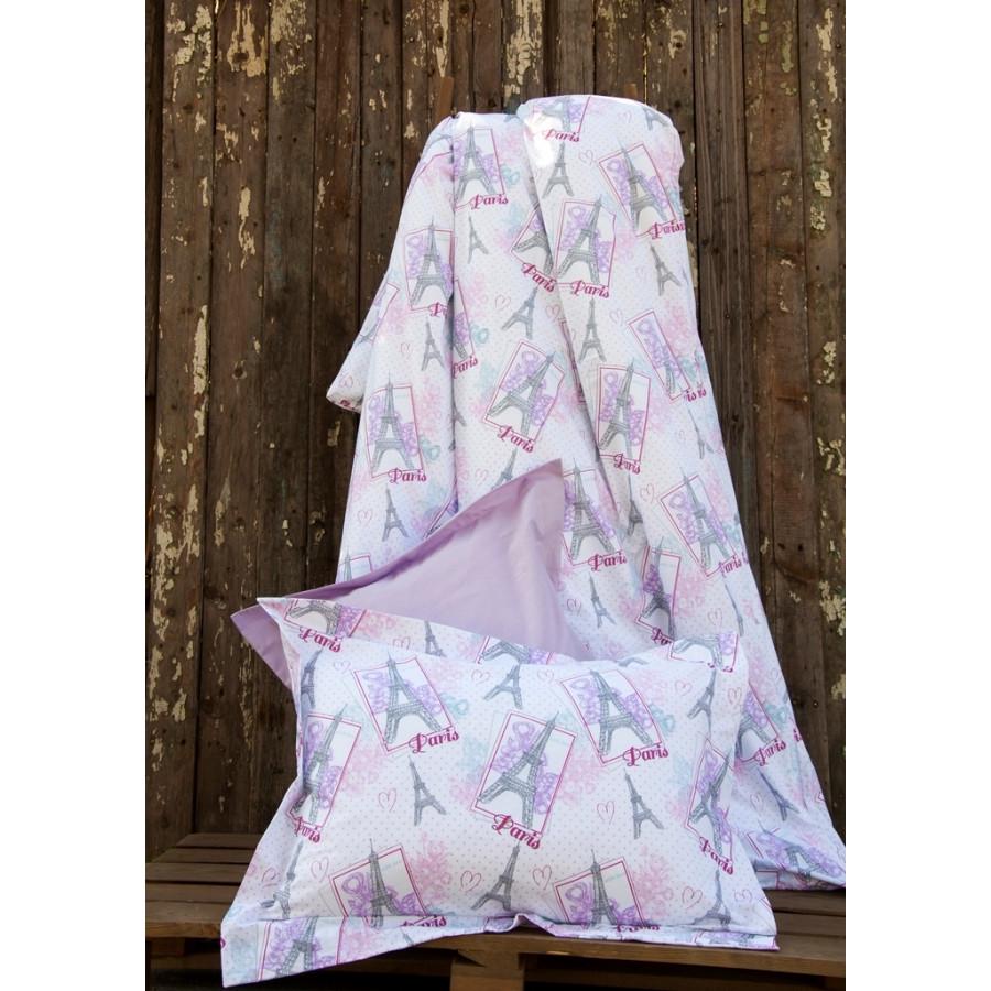 Постельное белье для подростков Lotus Premium B&G Eifel Лиловый (2000022066907)