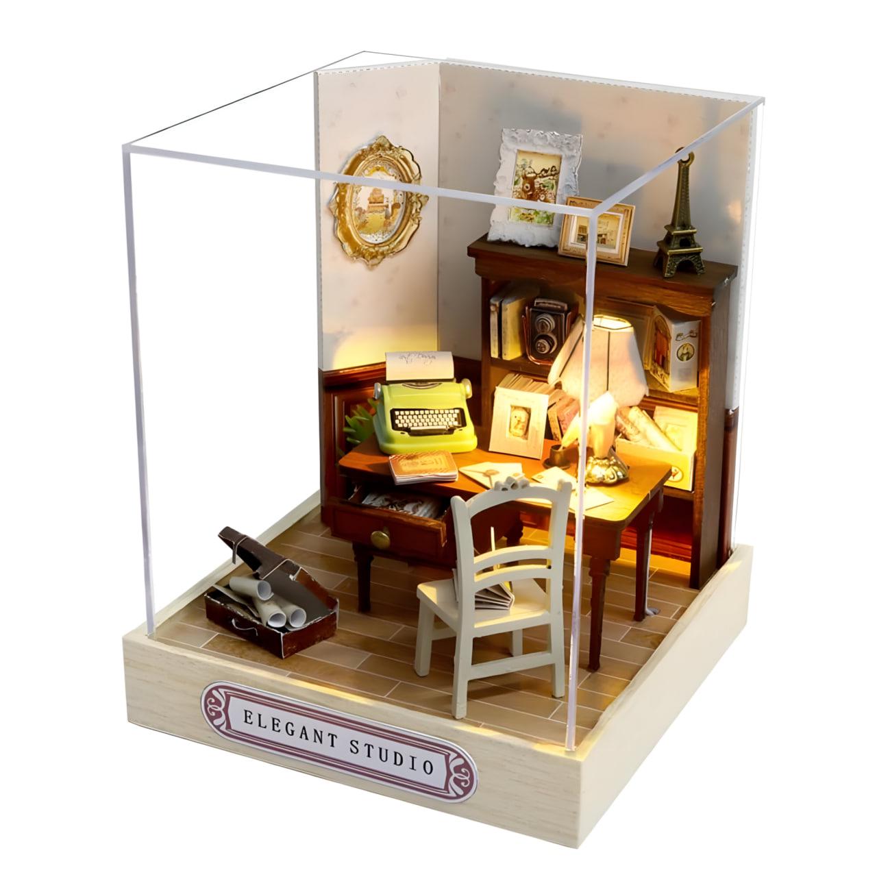 Конструктор 3D Румбокс Элегантная студия своими руками со световыми эффектами (QT-031) - фото 3 Конструктор 3D Румбокс Элегантная студия своими руками со световыми эффектами (QT-031) - фото 3