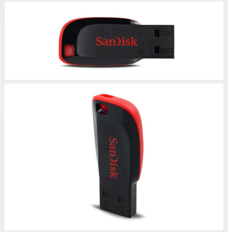 Флеш SanDisk Cool Blade CZ50 USB 2.0 64 GB із захистом (17895099) - фото 2