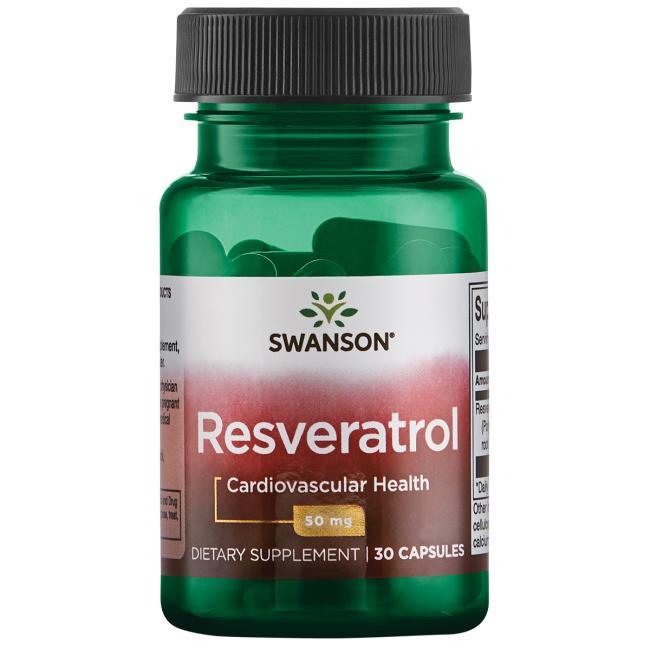 Ресвератрол Swanson Resveratrol 50 mg 30 caps