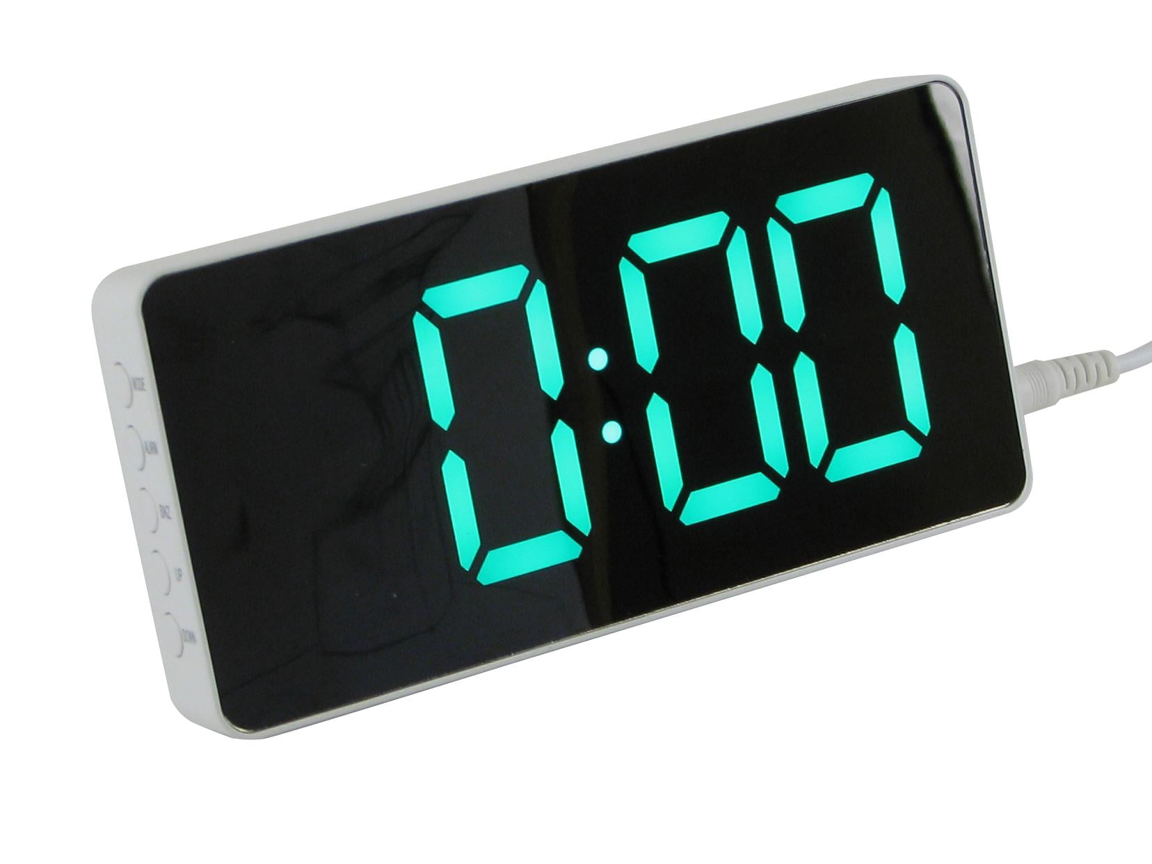 Часы настольные зеркальные 24825 Зеленый