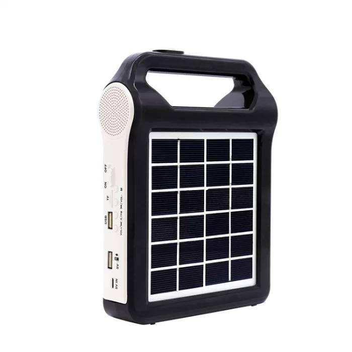 Фонарь кемпинговый EP-036 с солнечной панелью и радио 2400 mAh (13131027)