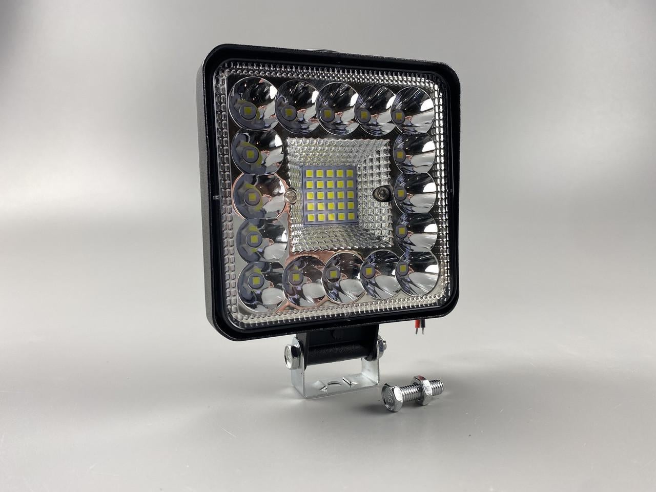 Фара квадратная автомобильная 41 Led диод 6500K 9-80В дополнительное освещение авто