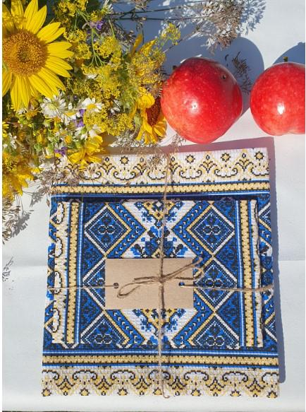 Набор полотенец кухонных вафельных 156693-ML2B 50x35/50х70 см Синий
