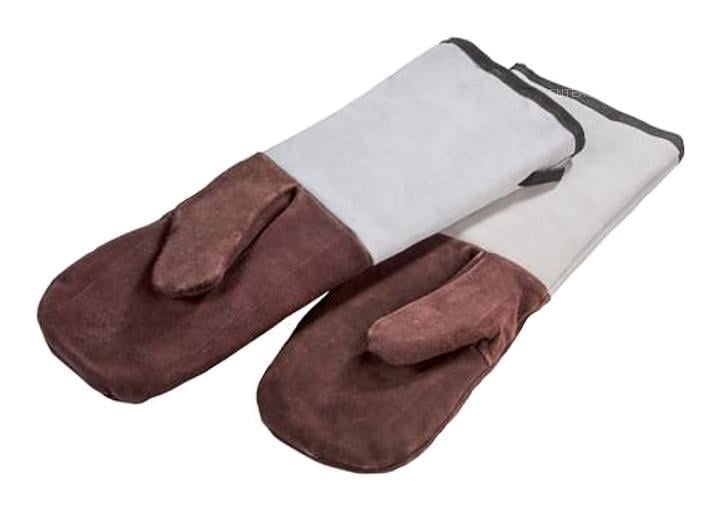 Перчатки для духовки Martellato кожаные с длинным рукавом 450х150 мм (GL 2)