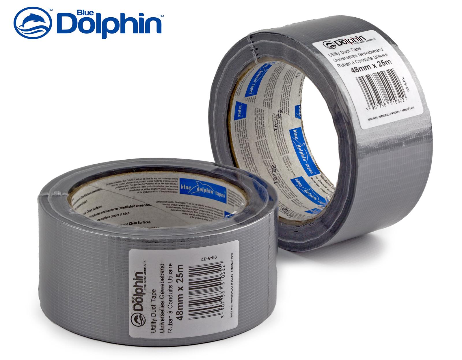 Лента-скотч армированная Blue Dolphin Multi Purpose FM-150 48 мм х 25 м Серый (03-5-02-EN BDN) - фото 6