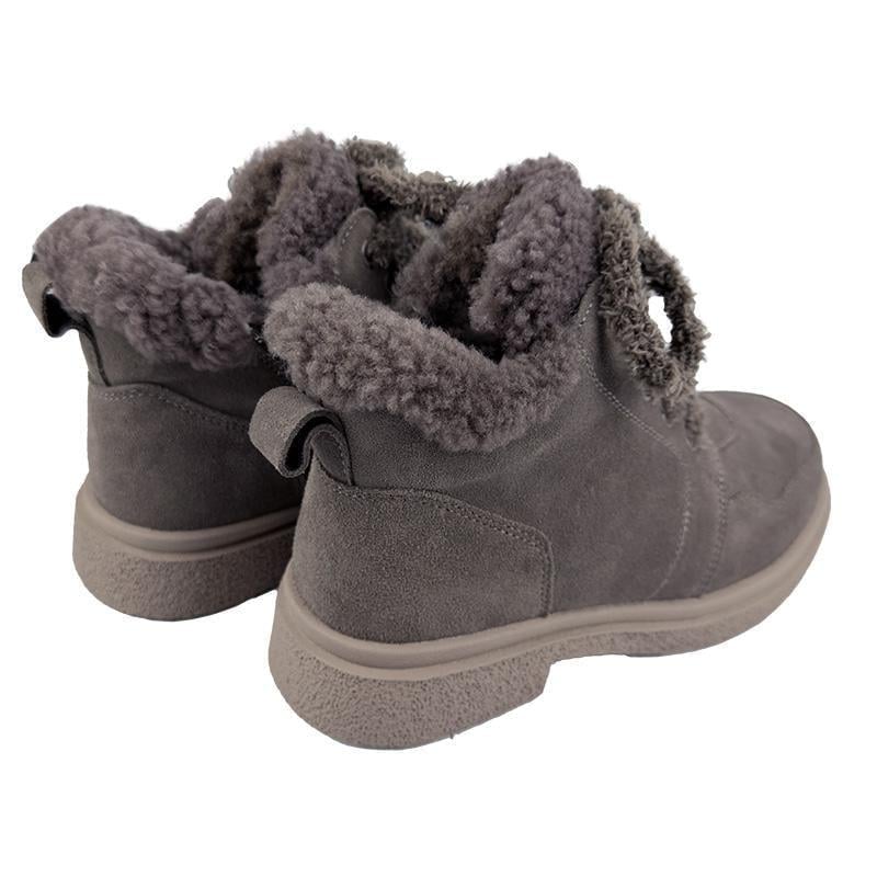 Черевики жіночі замшеві на шнурівці 3052-3 p. 38 24,5 см Бежевий - фото 4