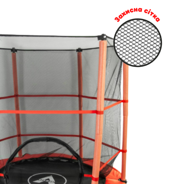 Батут детский Atleto комнатный с сеткой 140 см Красный (21000401) - фото 10 Батут детский Atleto комнатный с сеткой 140 см Красный (21000401) - фото 10