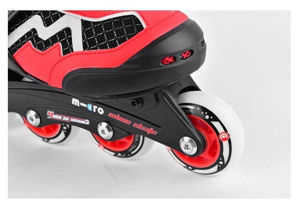 Ролики Micro Majority 31-34 Red/Black - фото 6