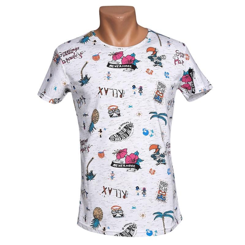 Футболка Leonidas M Белый (5939)