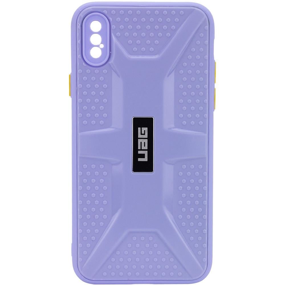 Противоударный чехол TPU+PC UAG для Apple iPhone X/XS 5.8" Сиреневый