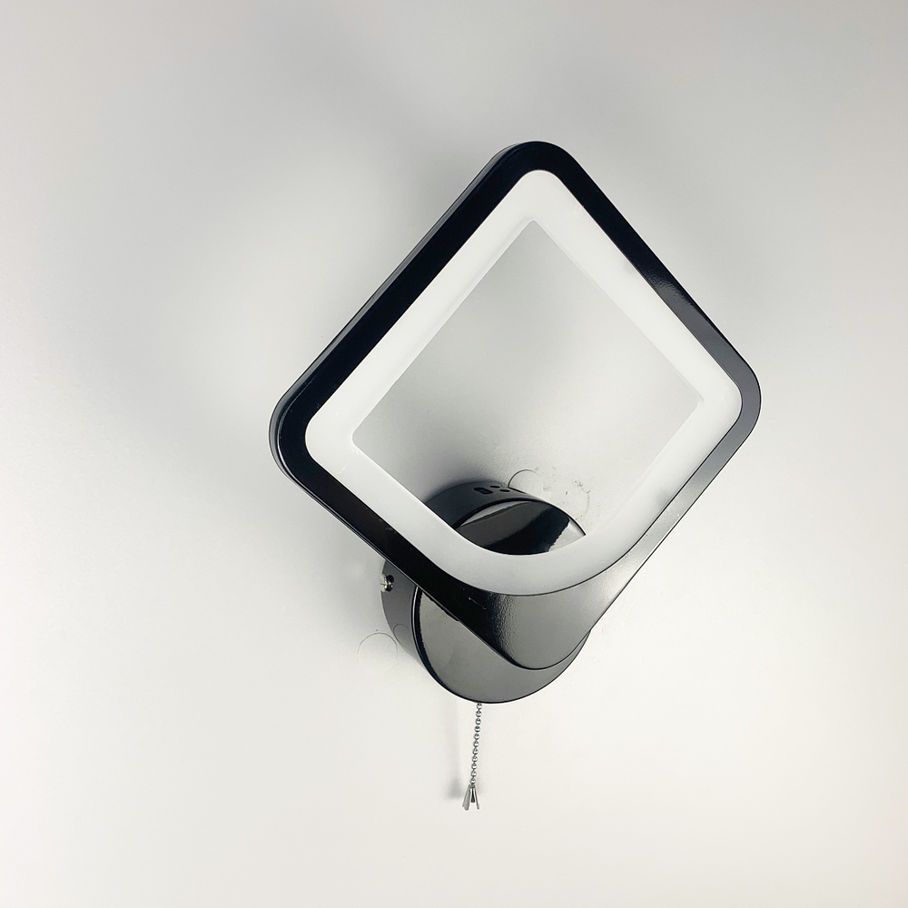 Бра мінімалістичнe LED Чорний (2281/1S BR BK) - фото 3 Бра мінімалістичнe LED Чорний (2281/1S BR BK) - фото 3