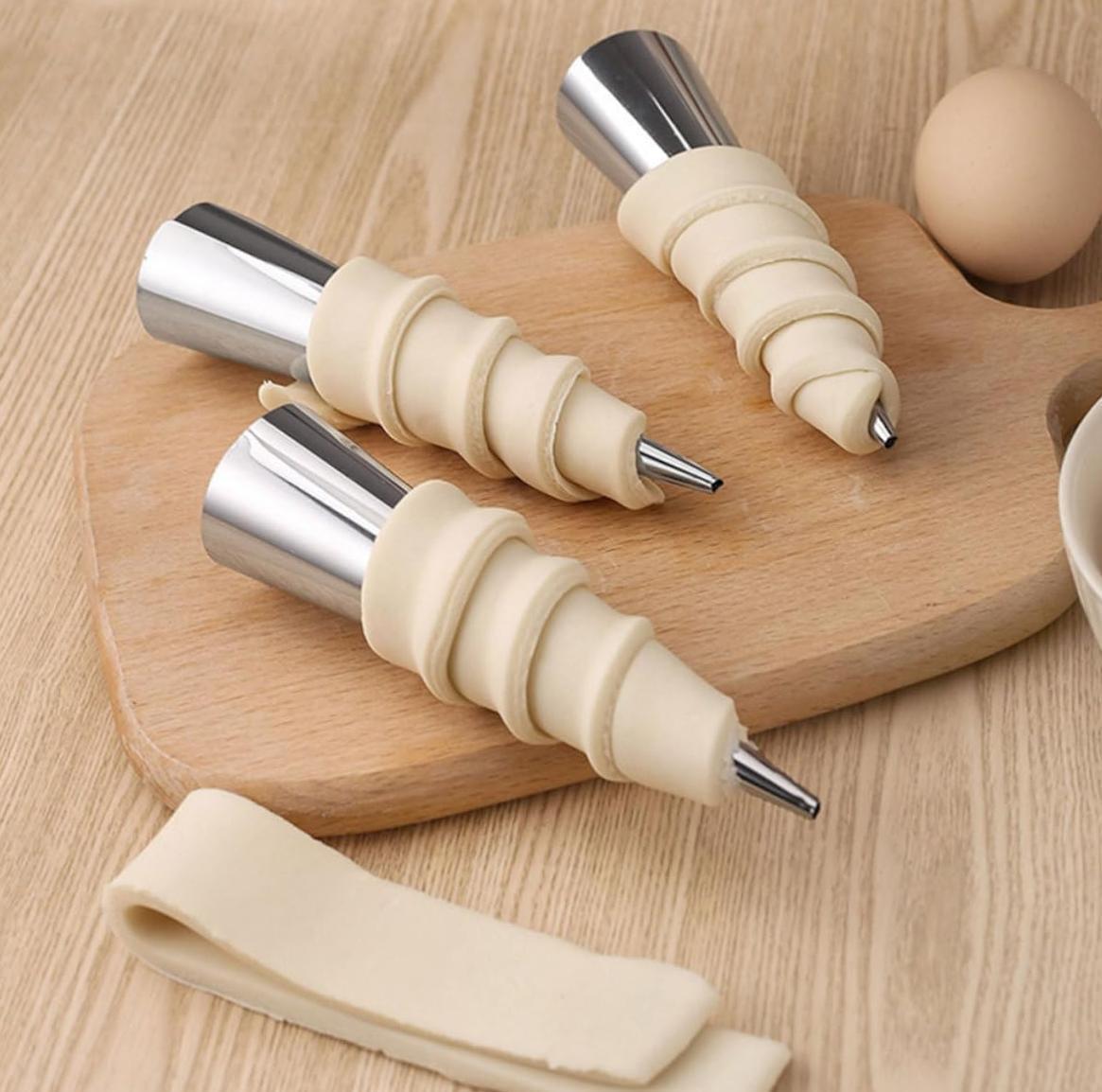 Форми конуси для випікання трубочок 12 см 5 шт. Сріблястий (2789190544) - фото 8 Форми конуси для випікання трубочок 12 см 5 шт. Сріблястий (2789190544) - фото 8