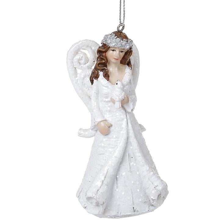 Фигурка-подвеска Ангел с птичкой BonaDi (HA9-508)