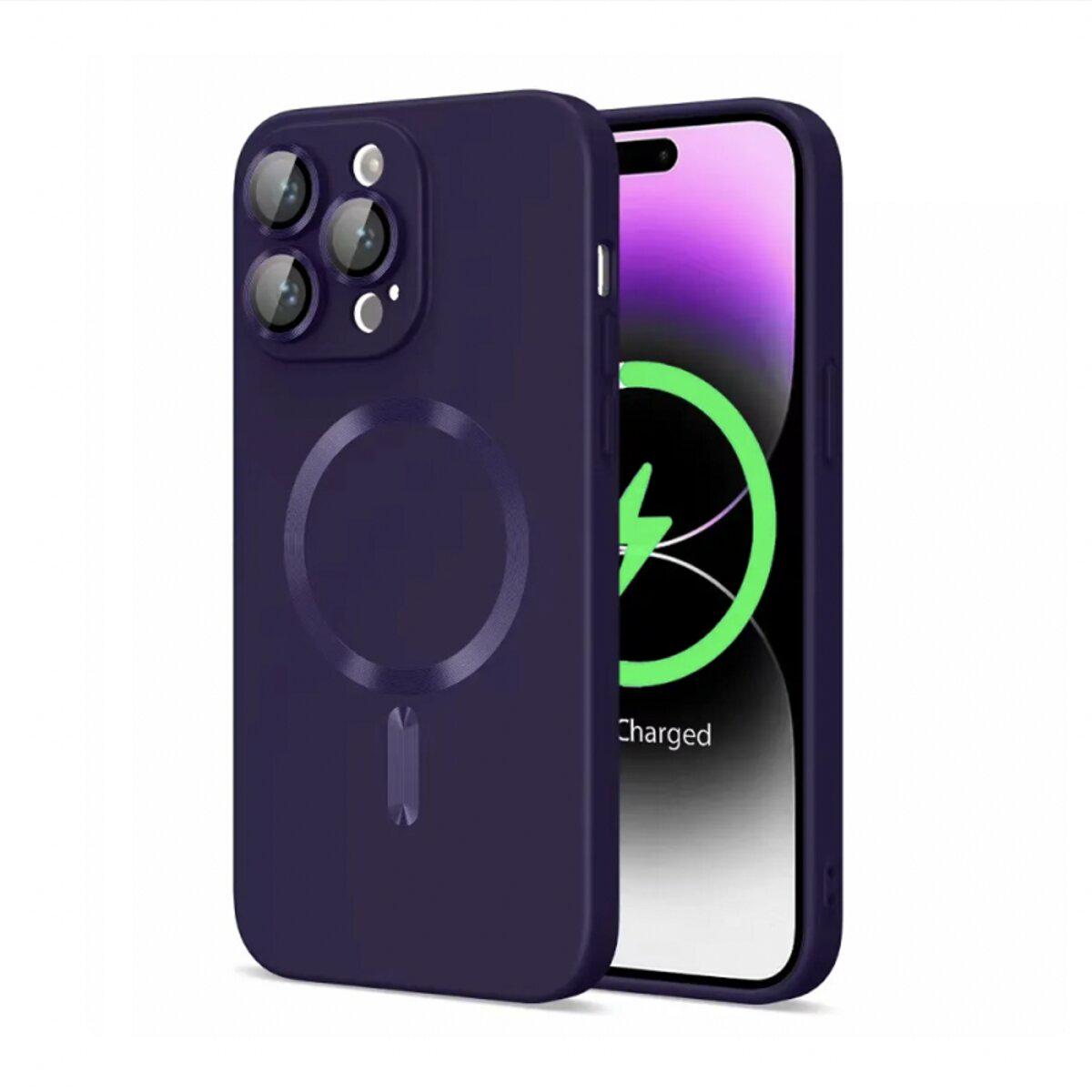 Противоударный чехол для Apple iPhone 13 Pro Cosmic Frame MagSafe Color / Deep Purple