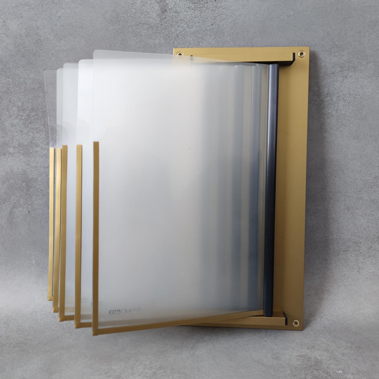 Стенд-книжки Економ на 5 кишень без заголовку Золотистий (1972383827) - фото 3 Стенд-книжки Економ на 5 кишень без заголовку Золотистий (1972383827) - фото 3