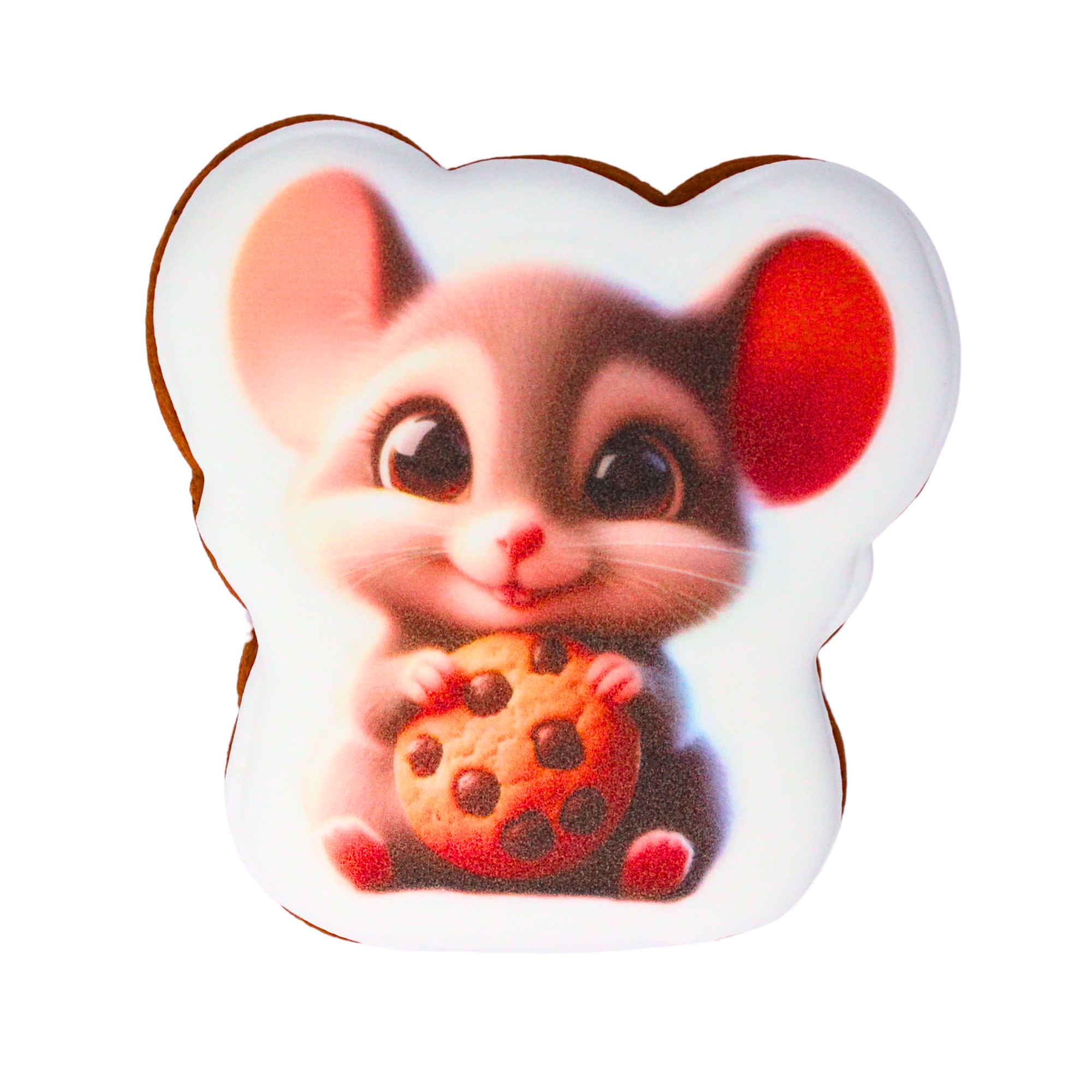 Пряник с принтом Крафт Печиво Мышонок с пряникм 45 г