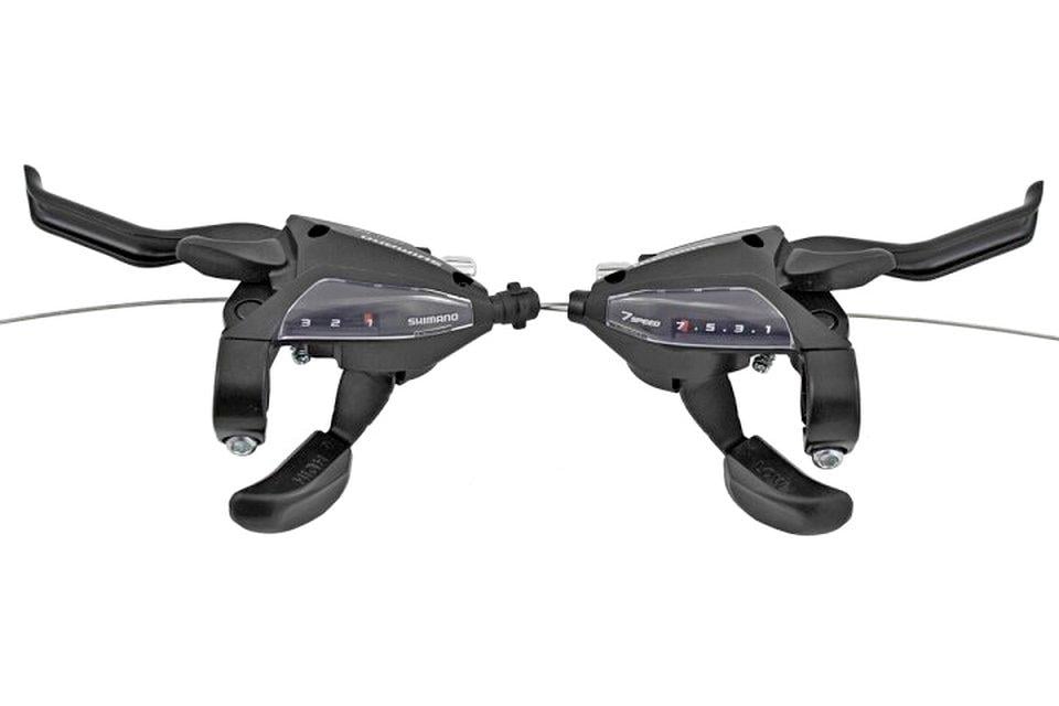 Манетки моноблоки Shimano Altus ST-EF500 -7 3x7 скоростей с тросами (00001311)