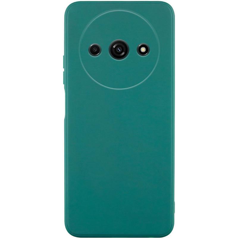 Противоударный Силиконовый чехол Candy Full Camera для Xiaomi Redmi A3 Зеленый/Green