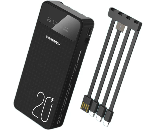 Батарея дополнительная Denmen DP20 20000 mAh Black - фото 2 Батарея дополнительная Denmen DP20 20000 mAh Black - фото 2