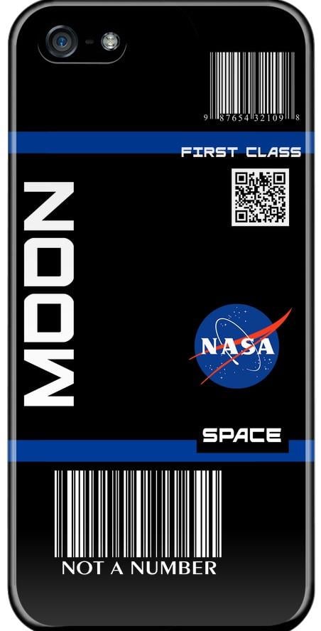 Чехол силиконовый FTS для Apple iPhone 5/5S/SE NASA Travel (60082275XC)