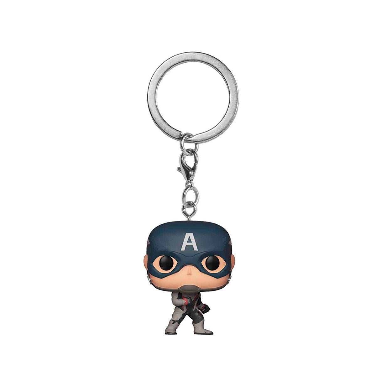 Детская игровая фигурка Funko POP на клипсе Marvel Captain America Коллекционная Синий (36678)