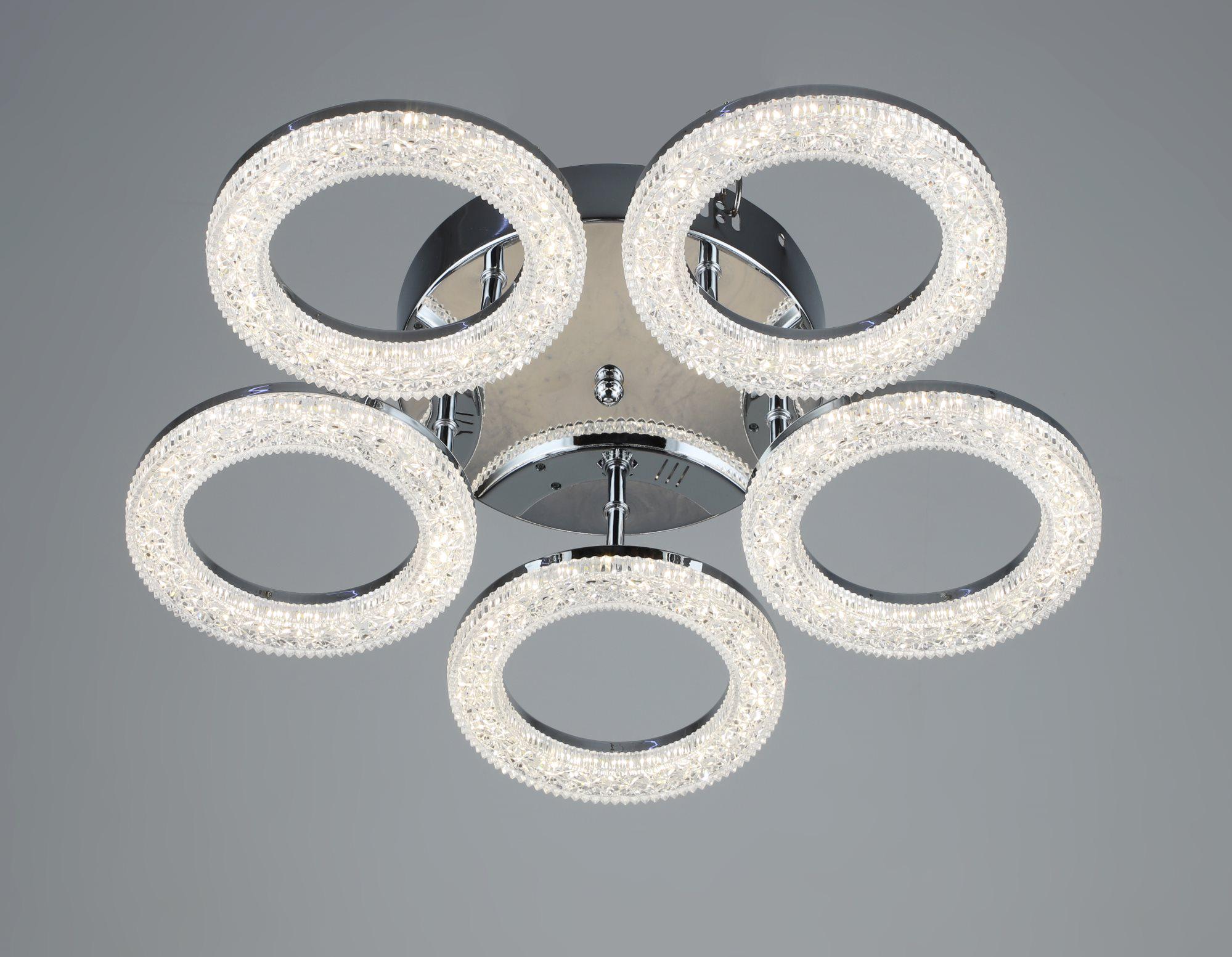 Люстра светодиодная акриловая Sirius B YH892/5 CH