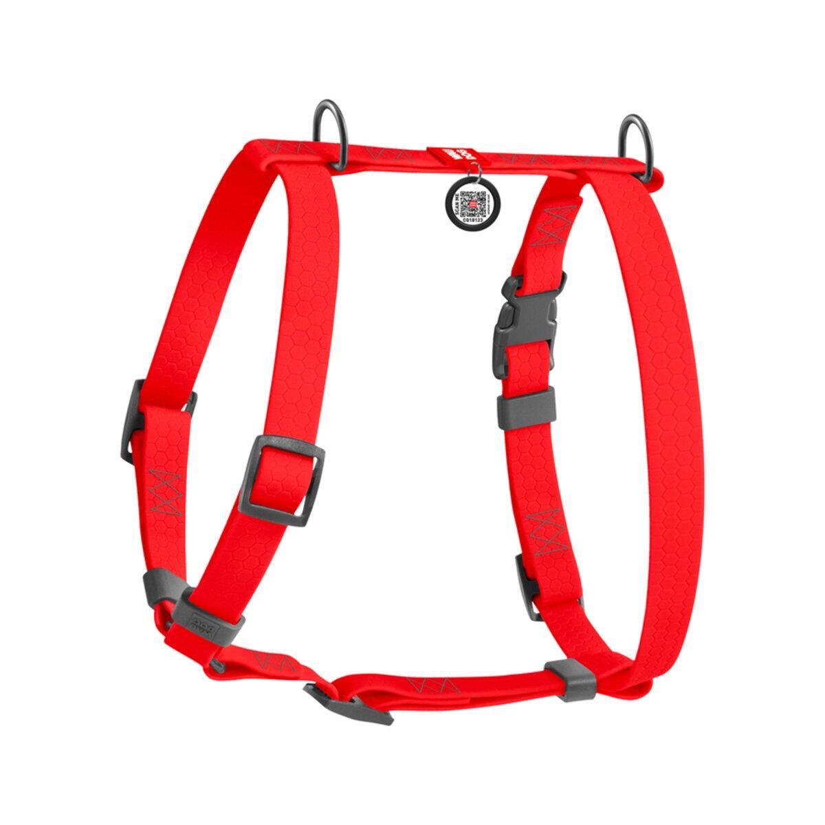 Шлея для собак анатомічна Waudog Waterproof з QR-паспортом S 15 х 28-42 см (26622897)