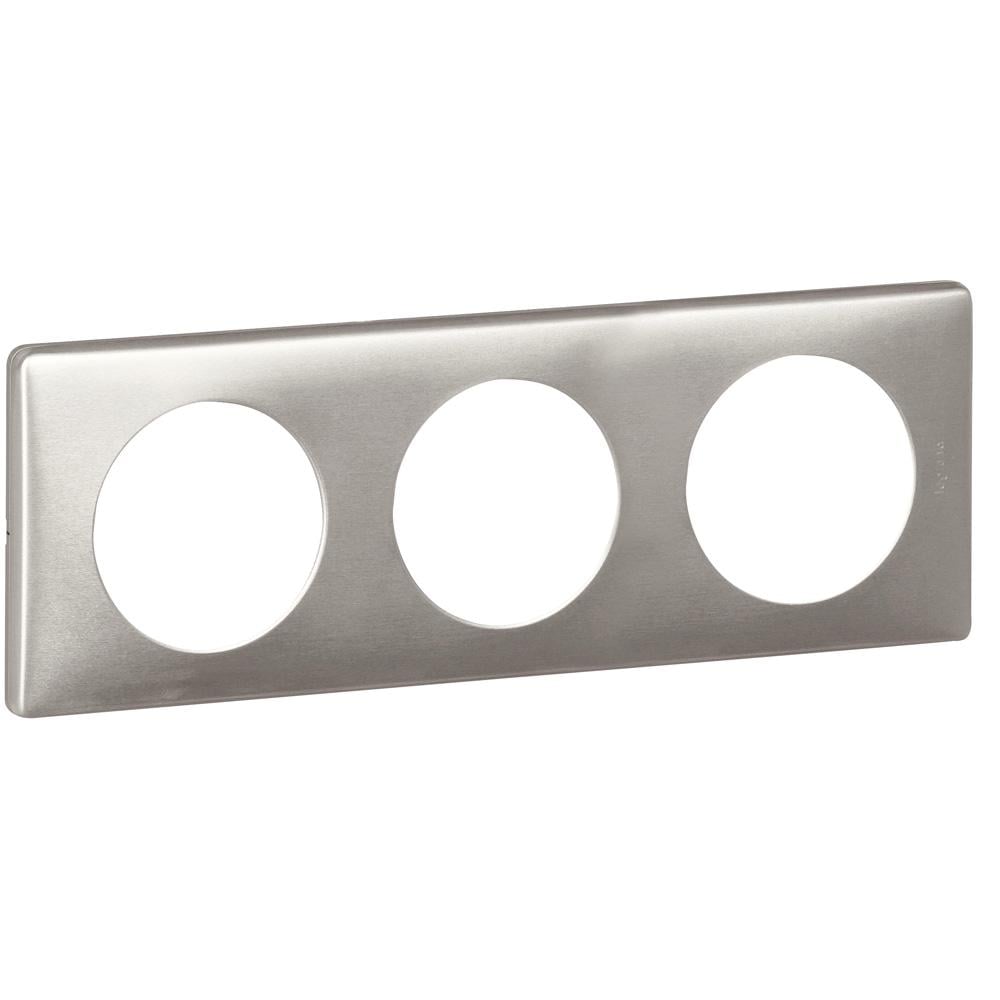 Рамка Legrand Celiane 3п металл Титановый (68903)