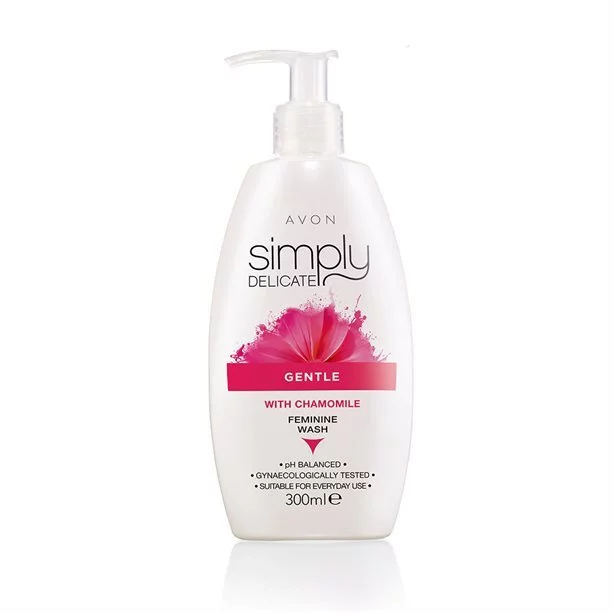 Средство для женской интимной гигиены с экстрактом ромашки Avon Simply Delicate деликатное 300 мл Средство для женской интимной гигиены с экстрактом ромашки Avon Simply Delicate деликатное 300 мл