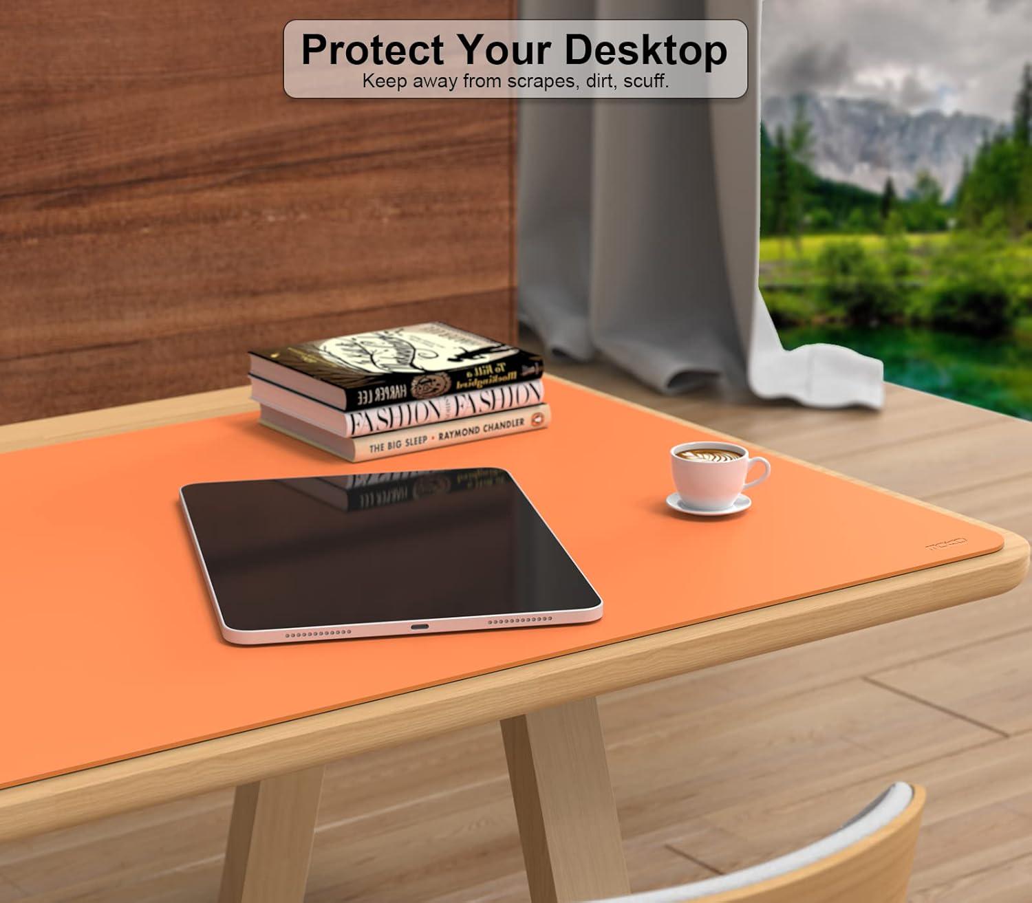 Ігрова поверхня Desk Mat Ultra Slim 900x400x1,8 мм Orange/Army Green - фото 9 Ігрова поверхня Desk Mat Ultra Slim 900x400x1,8 мм Orange/Army Green - фото 9