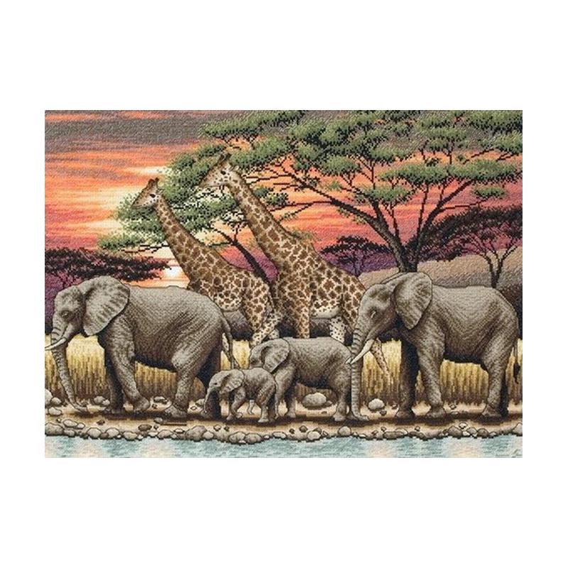 Набор для вышивания крестиком Anchor MAIA 01026 African Sunset (16683)