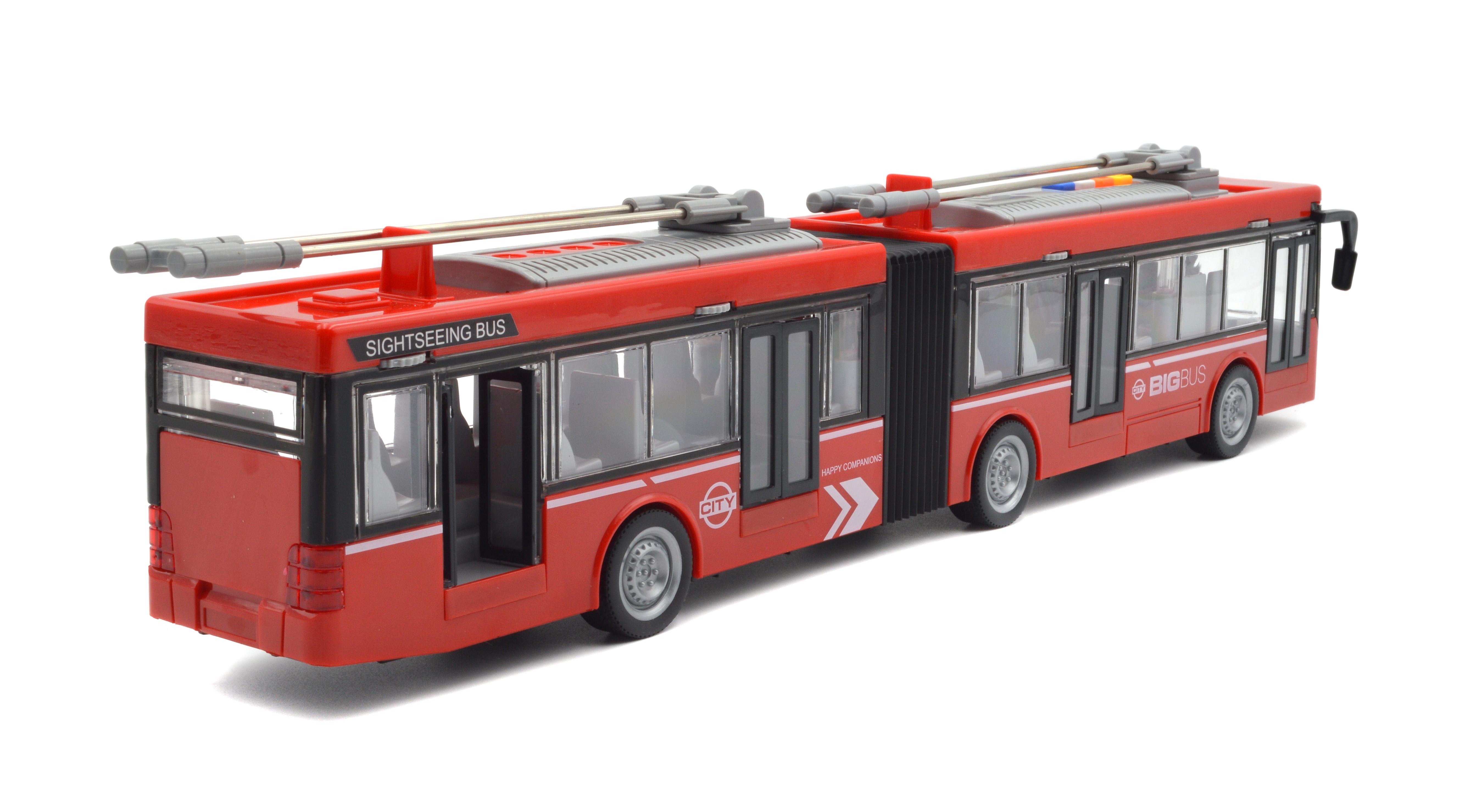Тролейбус WY915A масштаб 1:16 звук/світло/відчиняються двері (30358497) - фото 4 Тролейбус WY915A масштаб 1:16 звук/світло/відчиняються двері (30358497) - фото 4