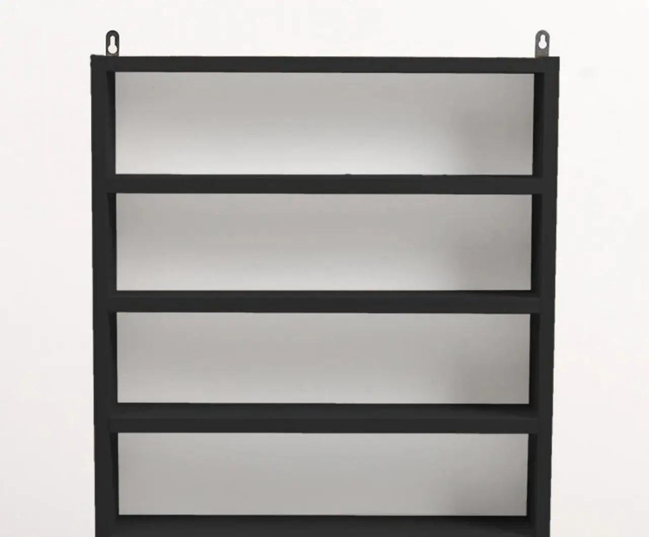 Стеллаж для гель лаков на 4 полки Черный (29439096)