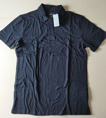 Футболка чоловіча поло Livergy з вмістом льону XL Синій