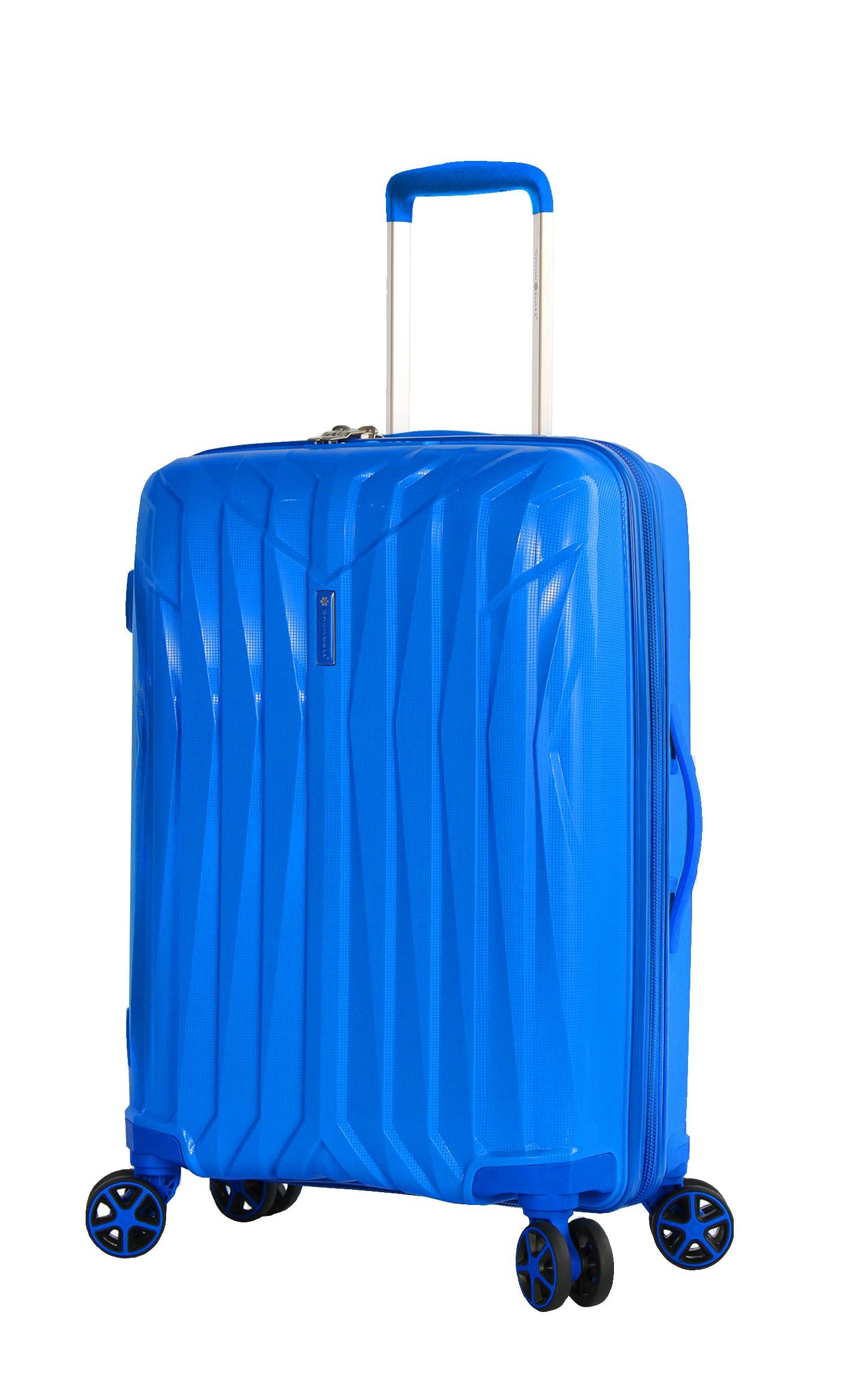 Чемодан Snowball 04203 полипропилен средний 66х44х26 см 72/13 л Синий