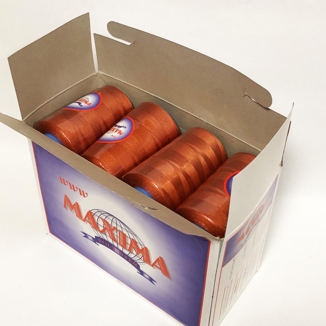 Нитки швейні Maxima 40/2 Теракотовий (035) - фото 3 Нитки швейні Maxima 40/2 Теракотовий (035) - фото 3