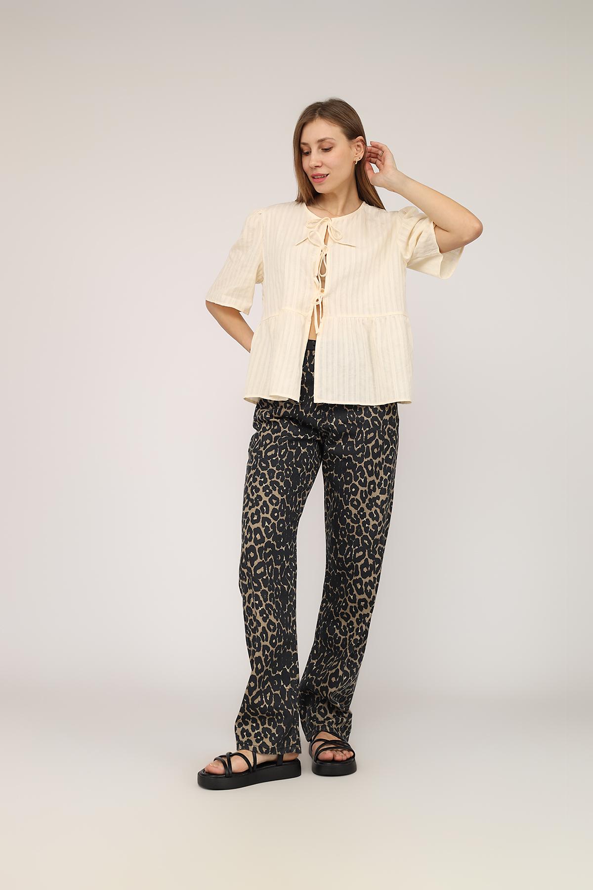 Блуза жіноча ЦБ-00268003 р. 48 Молочний (SKT001039777)