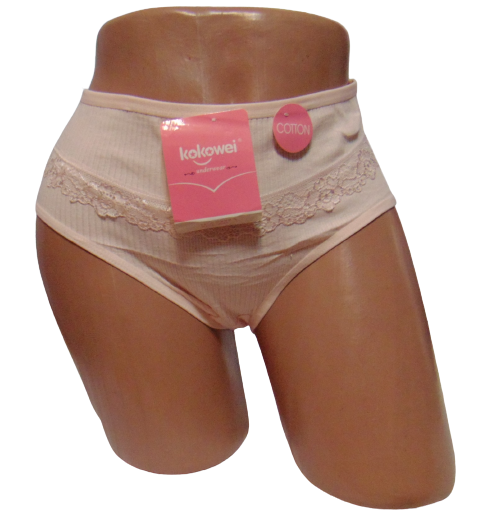 Женские трусы в рубчик Kokowei 3334 3XL Розовый (1766689072)