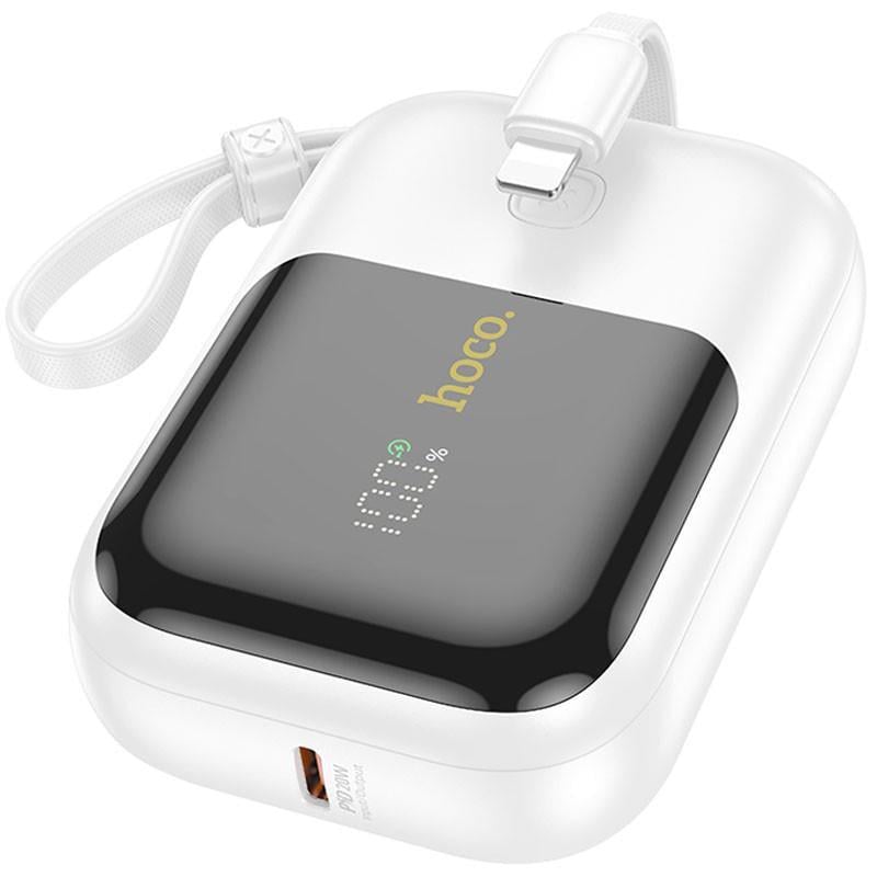 Зарядное устройство портативное Hoco Q20 Fountain 22,5 W/PD20 W/10000 mAh Белый Зарядное устройство портативное Hoco Q20 Fountain 22,5 W/PD20 W/10000 mAh Белый